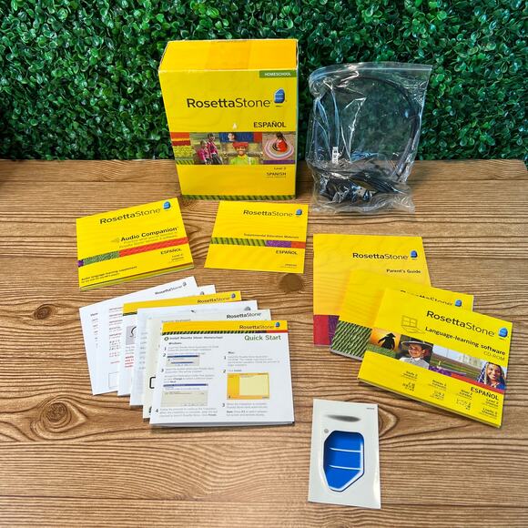 Rosetta Stone Spanish Latin America LVL 2 Homeschool Foreign Language W/ Headset - Picture 5 of 8